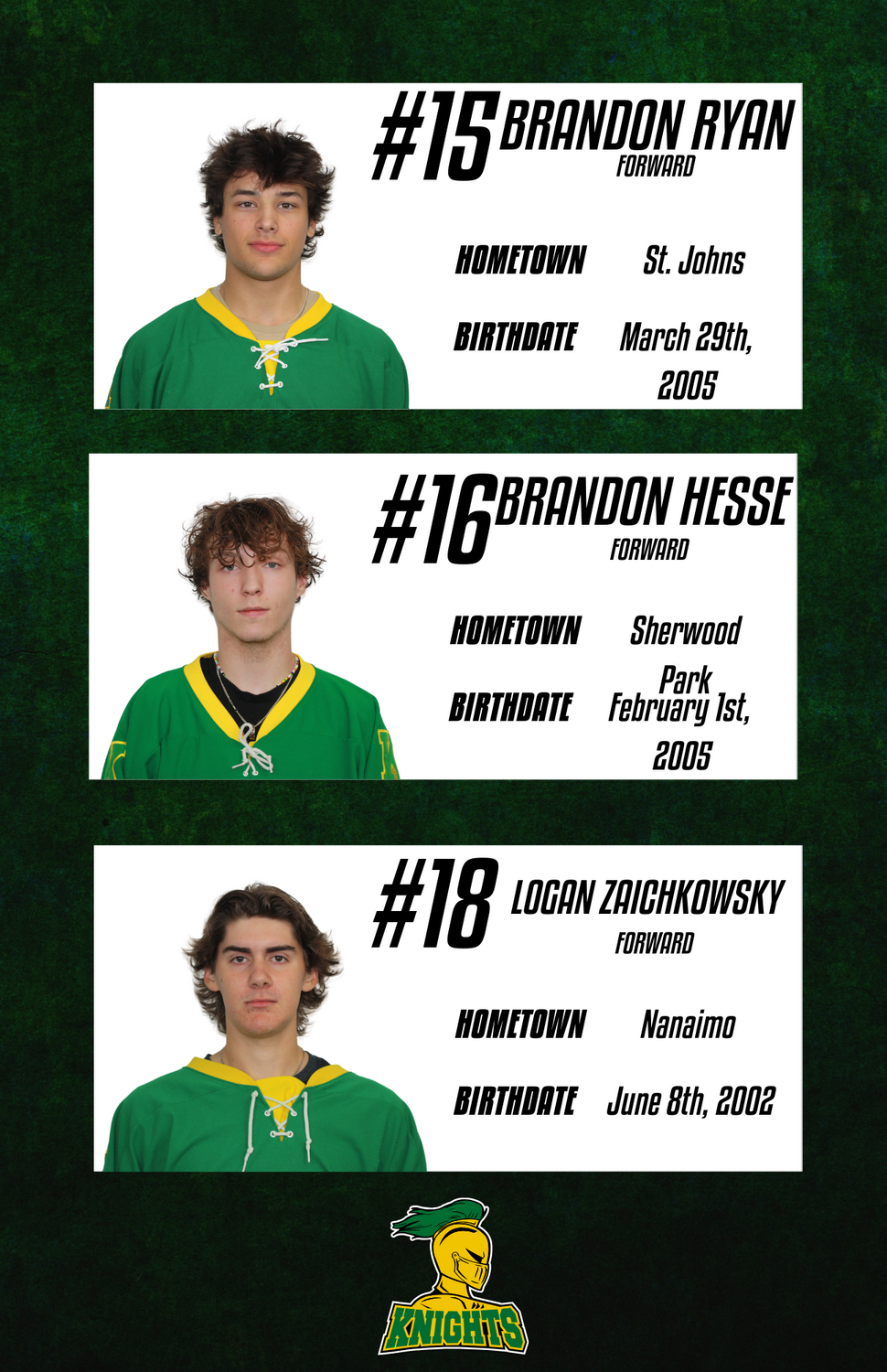 Sherwood Park Knights Jr. B Hockey Club site by RAMP InterActive